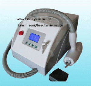 Portable ND-YAG Laser tattoo removal machine- with ruby Q switch, CE approved
